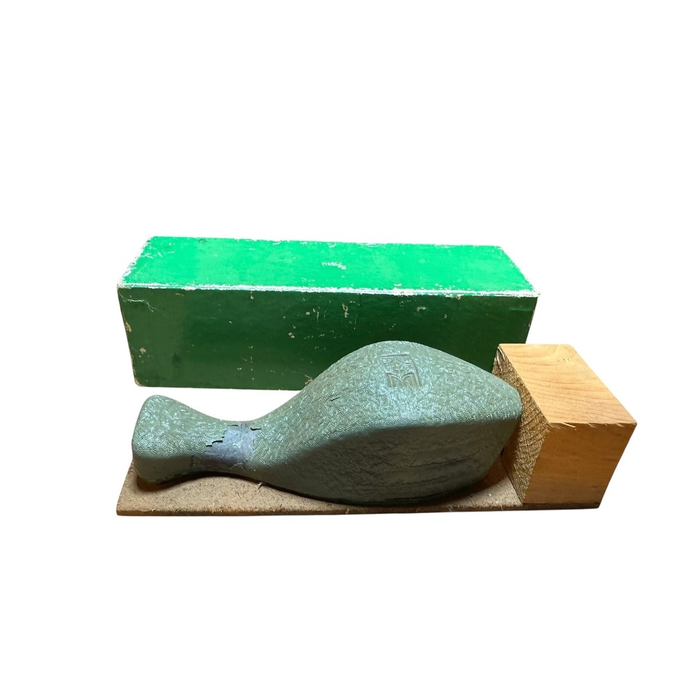 Keuffel & Esser Lead Spline Weight Drafting Whale 57 2870 Green Good Vintage - Picture 4 of 7